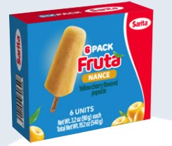 Sarita Yellow Cherry Nance Popsicle 12 x 19.2 oz