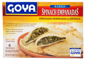 Goya Baked Spinach cheese empanadas