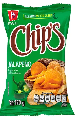 Barcel PAPAS+JALAPENO 1/70gr (18cs)