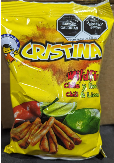 CRISTINA CHURRITOS Chile Y Limon 4oz bags