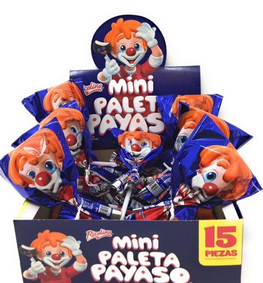 Paleta Mini Payaso 1/15pz