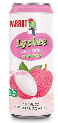 Parrot Lychee juice 12/16oz