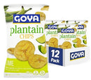 Goya Plantain Chips LIME flavor 12/5oz