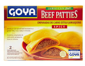 Goya Jamaican spicy beef patties 9oz