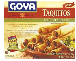 Goya Taquitos beef