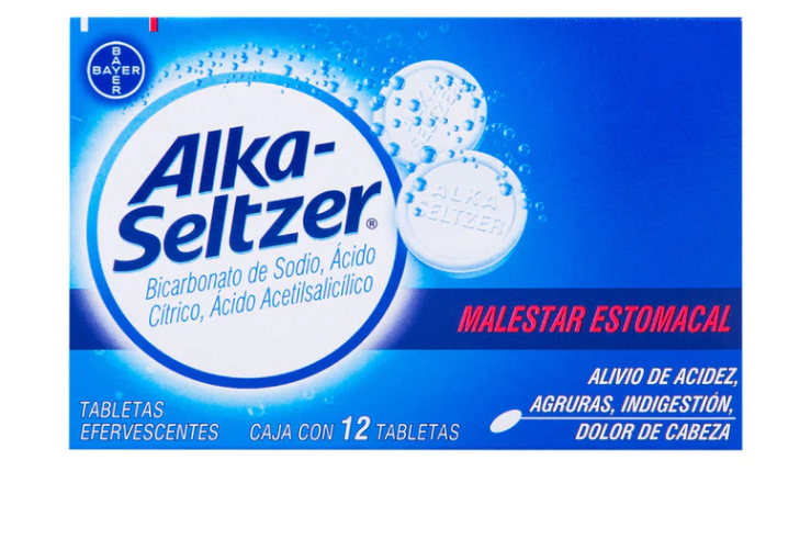 Alkaseltzer 12 Tablets (Sold by each)