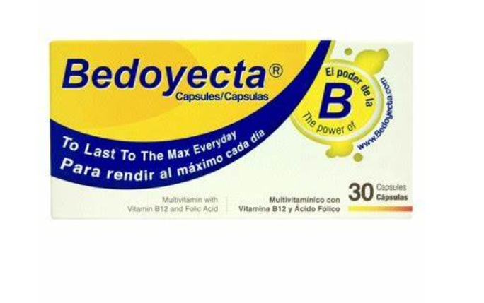 BeDOYecta B12 and Folice Acid Multivitamin/ C/30 (Sold by each)
