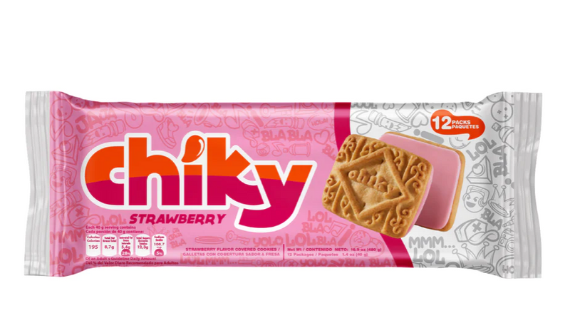 Chiky Galleta Fresa 16/12 (Sold by the case)
