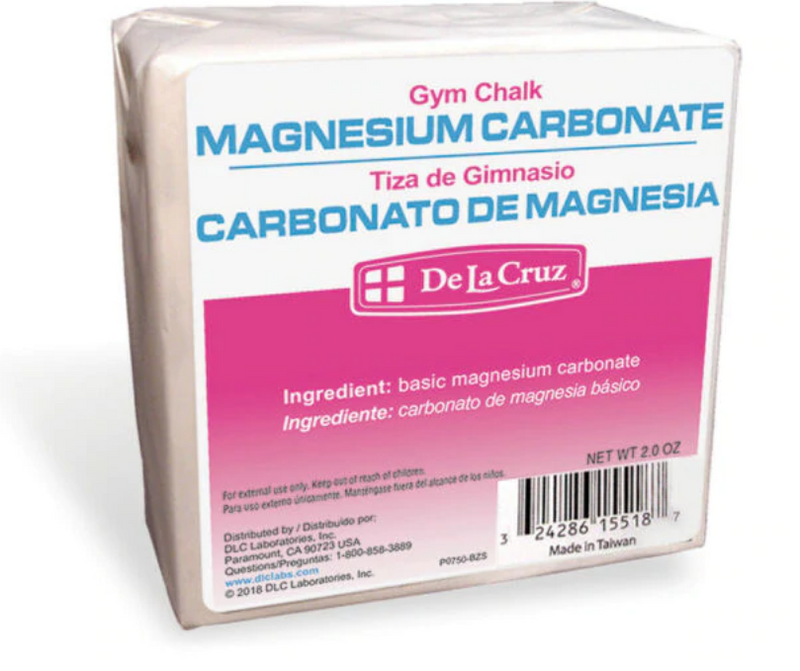 De La Cruz Magnesium Carbonate Gym Chalk (Carbonato de Magnesia)  (Sold by each)