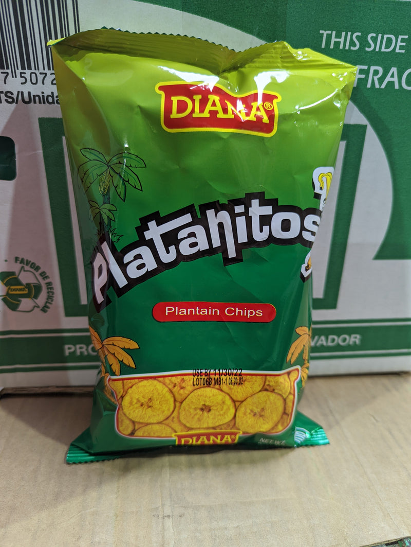 Diana Platanitos Chips 24/2.5oz (Sold by the case)