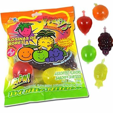 Din Don Fruity's snacks- assorted 9 pcs per bag (Sold by each)