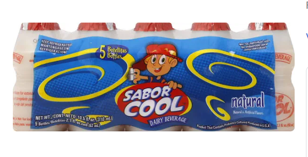 EM Cool Sabor Original- Natural 10 cases 5 per pack  2.1 oz  (Sold by the case)