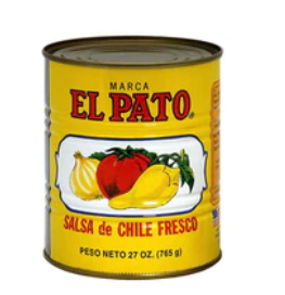 El Pato Salsa 12 units 27oz  (amarillo) (Sold by the case)