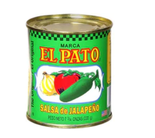 El Pato Salsa Jalapeno 48 units 7.75 oz (lata verde) (Sold by the case)