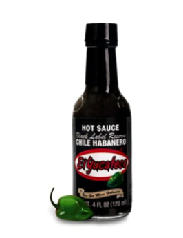 El Yucateco Chile Habanero Black Label 12 units 4oz (Sold by the case)