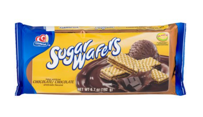 Gamesa Sugar Wafers Chocolate 12/7 (Sold by the case)