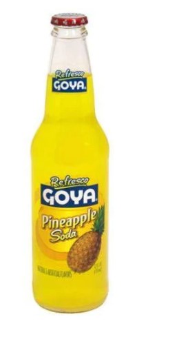 Goya Pineapple Soda 24/12oz (Sold by the case)