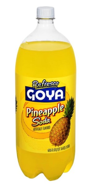 Goya Pineapple Soda 8/2L (Sold by the case)