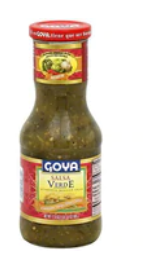 Goya Salsa Verde 12 units 17 oz (Sold by the case)