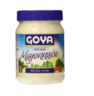 Goya mayonnaise 12/16oz (Sold by the case)