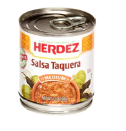 Herdez Salsa Taquera 12 units 7oz (Sold by the case)