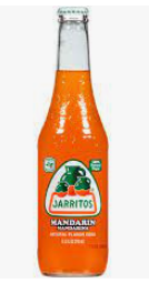 Jarritos Mandarin Glass Bottle 24/12.5oz (Sold by the case)