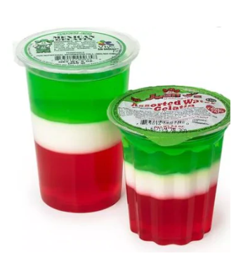 Juan J's Mexican Gelatin Jello 24 units 9oz (Sold by the case)