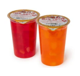 Juan J's Mix Fruit Jello 24 units 9 oz (Sold by the case)