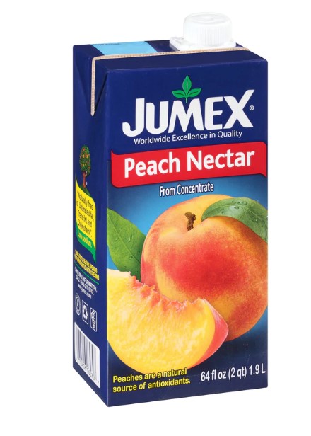 Jumex Tetra 2 lt PEACH 8/64oz (Sold by the case)