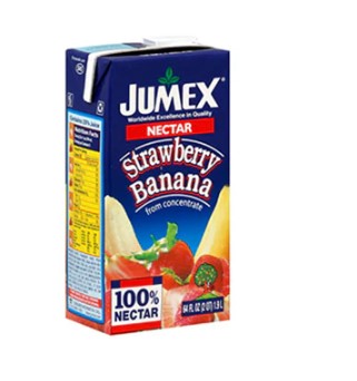 Jumex Tetra 2 lt Straw/Banana 8/64oz