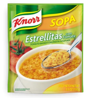 Knorr Sopa Estrellas/Stars 12/3.5oz (Sold by the case)