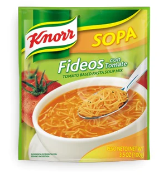 Knorr Sopa Fideos/Tomate 12/3.5 (Sold by the case)