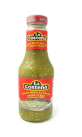 La Costena Green (Verde) Salsa 12 units 16 oz (Sold by the case)