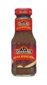 La Costena Ranchera Salsa Medium 12 units 16.7 oz (Sold by the case)