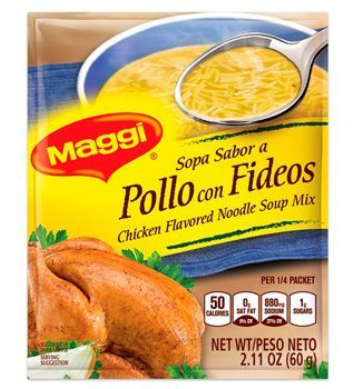 Maggi Chicken Pasta Shells (Sopa Pollo con Caracolitos) 1/12 (Sold by the case)