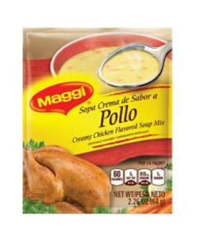 Maggi Creamy Chicken (Sopa Crema de Sabor a Pollo) 1/12 (Sold by the case)