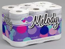 Melody Paper toilet  24/4 pk (Sold by the case)