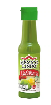 Mexico Lindo Castillo Salsa Habanero Verde 24/5 (Sold by the case)