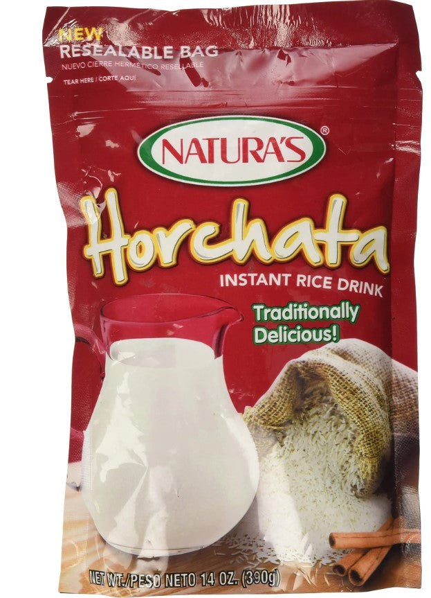 Naturas Horchata 24/14oz white box (Sold by the case)