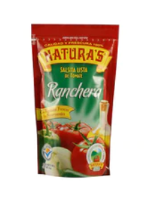 Naturas Salsa Ranchera 24 units 8oz (Sold by the case)