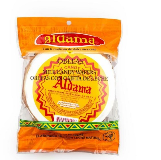 Oblea Aldama Grande 1 box 5 pieces (Sold by each)