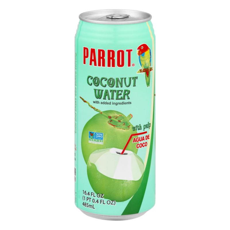 Parrot Coconut Water w/PULP Can 24/16.4 (Sold by the case)