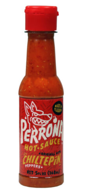 Perrona Chiltepin RED Hot Sauce 12 units 5 oz (Sold by the case)