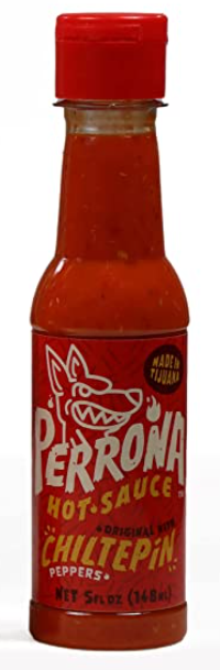 Perrona Chiltepin ROASTED Hot Sauce 12 units 5 oz (Sold by the case)