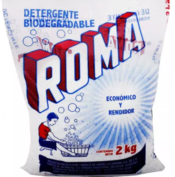 Roma Detergente 10/2Kg (4.4lb) (Sold by case)