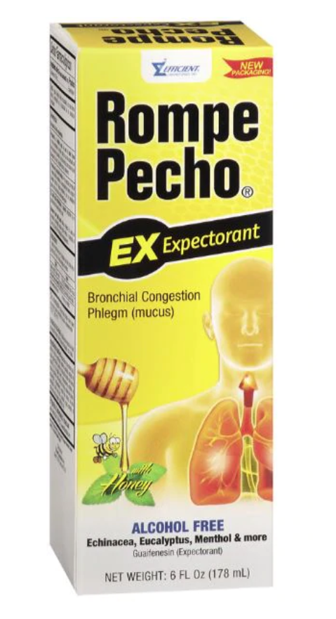 Rompe Pecho (CF) Cough and Flu Syrup (Sold by each)