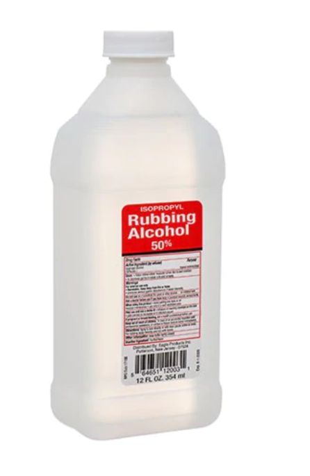 Rubbing Alcohol 50% (Sold by each)