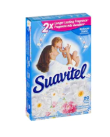 Suavitel Field of Dreams/Flowers Dryer Sheets 15/20 (Sold by the case)