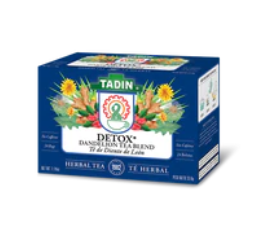 Tadin Tea Box Detox (Dandelion) c/24--SOLD BY EACH