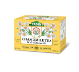 Tadin Tea Box Manzanilla c/24--SOLD BY EACH